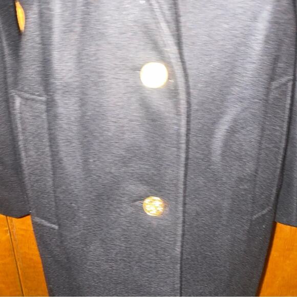Vintage David Benjamin Women's Black 100% Wool Mid-Long Sleeve Lined Coat Size 8 - Picture 4 of 10